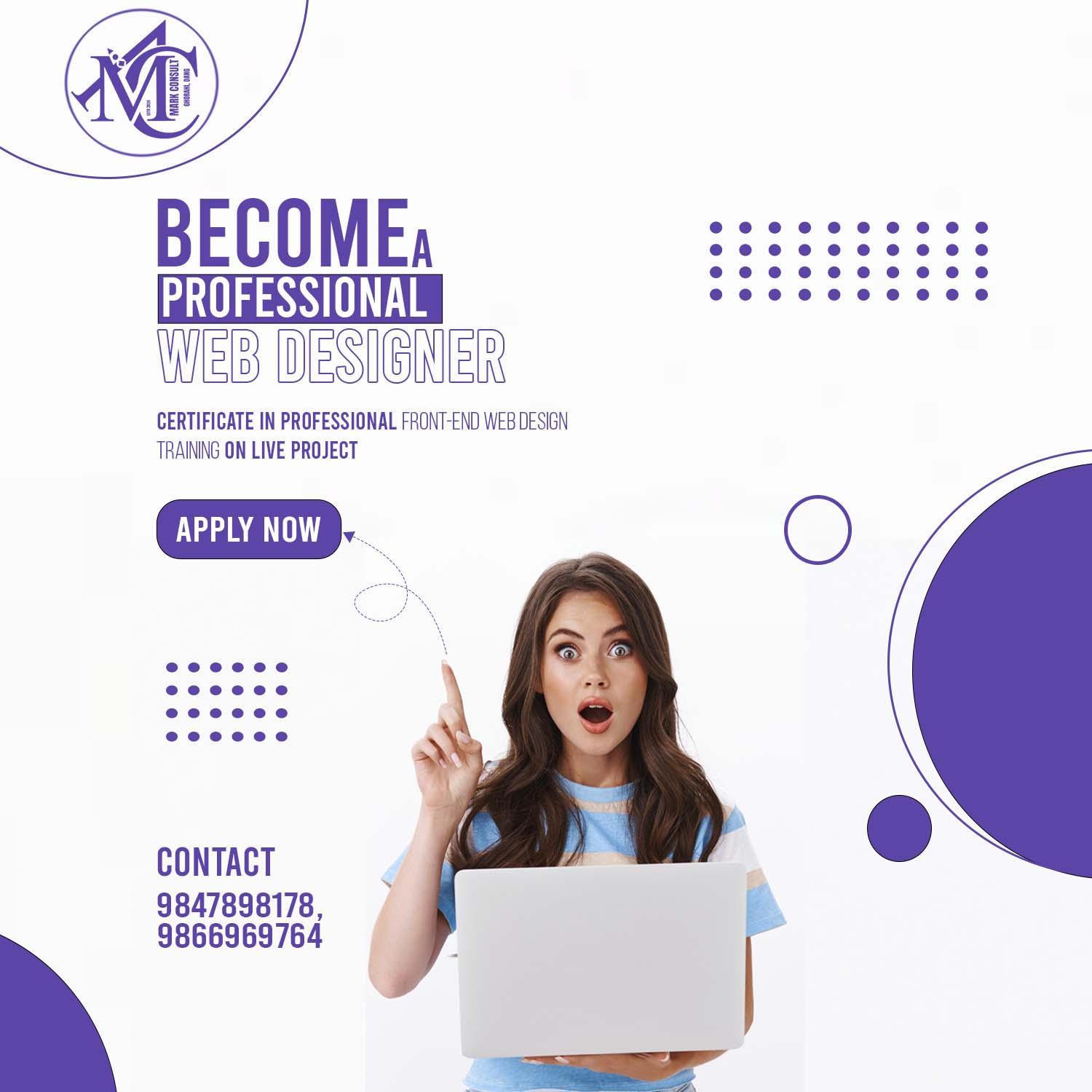 Computer Calss Admission Open Banner